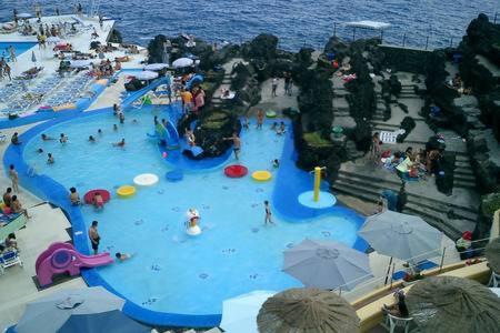 Ocean View/Duplex/Piscine/Tennis Zone Vip Funchal Buitenkant foto